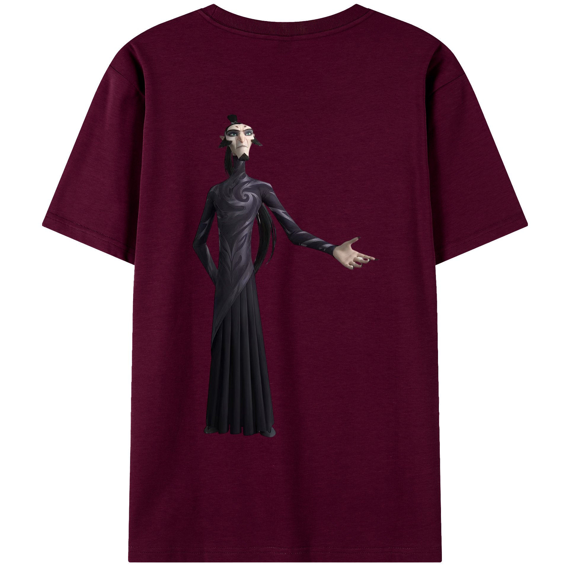 （画像用） Ne Zha 2 ナタ 魔童の大暴れ レディース半袖Tシャツ(バックプリント)